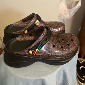 Mens / woman’s Glitter Clogs